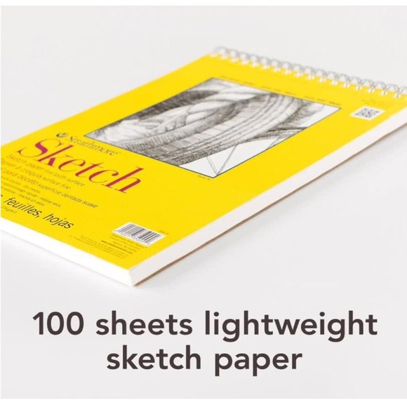 Strathmore 300 Series Sketch Paper Pad, Top Wire Bound, 11x14 inches, 100 Sheets - Picture 7 of 7
